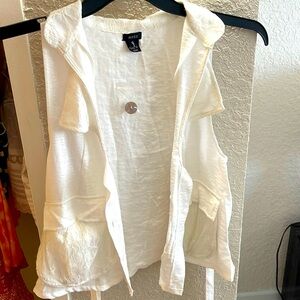Elegant fashion design white top